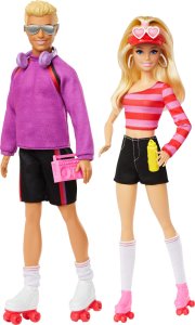 Lalka Barbie Mattel Fashionistas Barbie i Ken na wrotkach (HXK90) 1