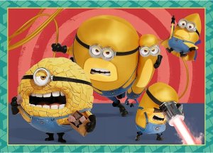 Trefl Puzzle 4w1 Zwariowane Minionki - łącznie 207 elementów (34648) 5
