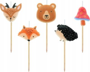 GoDan Świeczki pikery Zwierzątka leśne5szt SF-PZWL 74458 3