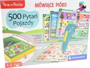 Clementoni CLE Mówiące pióro 500 pytań Pojazdy 50929 1