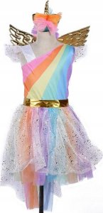 STRÓJ KOSTIUM JEDNOROŻEC UNICORN PONY SKRZYDŁA RÓG L 10