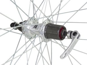 Rodi Koło tylne 28" piasta XMX-A281 pod kasetę 8-9-10 rzędów, obręcz Rodi Scorpion, srebrna Uniwersalny 3