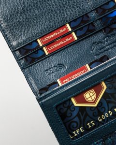 Peterson Duży portfel damski w motyle ze skóry naturalnej  Peterson NoSize 11