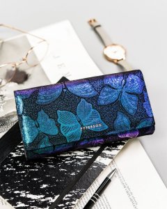 Peterson Duży portfel damski w motyle ze skóry naturalnej  Peterson NoSize 5