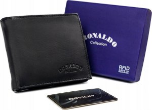 Ronaldo Klasyczny, skórzany portfel męski z ochroną RFID Protect  Ronaldo NoSize 1