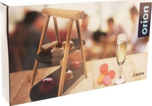 Orion Patera 2-poziomowa drewniana kamienna 41x24x38,5 cm 7