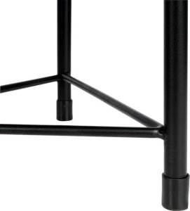 Vilde Kwietnik stojący metalowy czarny / osłonka doniczka na stojaku zestaw 3 szt. 5