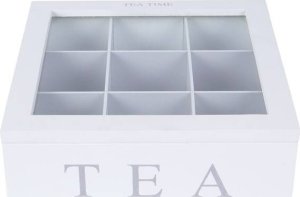 Excellent Houseware Pojemnik na herbatę 22x22x8,5 cm 5