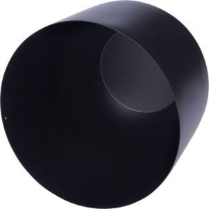 Vilde Osłonka na doniczkę na stojaku metalowa czarna 16,5x42 cm 6