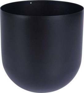 Vilde Osłonka na doniczkę na stojaku metalowa czarna 16,5x42 cm 8