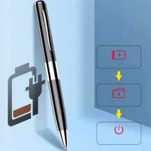 Luxury DŁUGOPIS MINI DYKTAFON SZPIEGOWSKI PENDRIVE 15H HQ Do Podsłuchu Detekcja 2