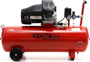 Sprężarka Kraft&Dele Kompresor olejowy 100L 2 Tłoki KD1480 + Separator 1