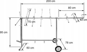 Kraft&Dele STOJAK LAKIERNICZY KD349 8