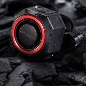 Kingseven Alarm rowerowy antykradzieżowy lampka tył tylna rowerowa dzwonek pilot K7 3