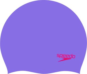 Speedo Dziecięcy czepek silikonowy Speedo Moulded Silc Cap Ju lilac/red 1