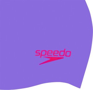 Speedo Dziecięcy czepek silikonowy Speedo Moulded Silc Cap Ju lilac/red 2