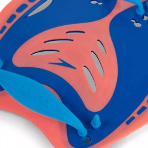 Speedo Wiosełka pływackie Speedo BIOFUSE POWER PADDLE AU blue flame/fluro tangerine/pool blue rozmiar L 5
