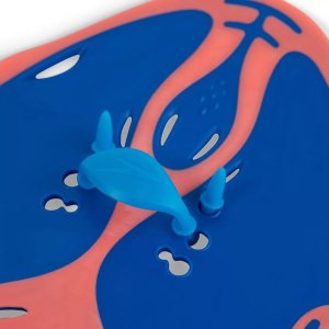 Speedo Wiosełka pływackie Speedo BIOFUSE POWER PADDLE AU blue flame/fluro tangerine/pool blue rozmiar L 6