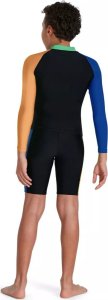 Speedo Dziecięcy strój kąpielowy COLBL LS SP TOP 3