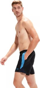 Speedo Męskie szorty Speedo HYPERBOOM SPL 16" WSHT AM black/beach blue/true navy rozmiar XS 4