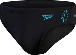 Speedo Męskie kąpielówki Speedo HYPERBOOM SPL 7CM BRF AM black/bolt rozmiar 30 1