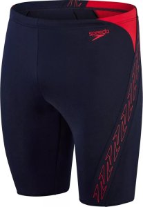 Speedo Męskie kąpielówki Speedo HYPERBOOM SPL JAM AM true navy/fed red rozmiar 28 1