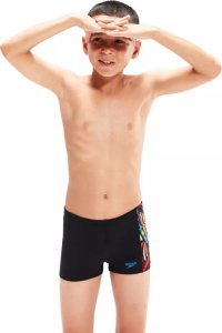 Speedo Dziecięce kąpielówki Speedo DIGI ALOV PANL ASHT JM black/volcanic orange/fluo green/bright yellow/lapis rozmiar 13-14 2