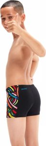 Speedo Dziecięce kąpielówki Speedo DIGI ALOV PANL ASHT JM black/volcanic orange/fluo green/bright yellow/lapis rozmiar 13-14 4
