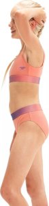 Speedo Dziecięcy strój kąpielowy Speedo Cont Band 2pc Jf soft coral/ miami lilac rozmiar 15-16 3