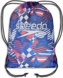 Speedo Plecak torba worek na buty sportowy szkolny Speedo Printed Mesh Bag rozmiar 35 l 1