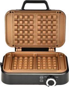 Eldom GOFROWNICA ELDOM SOLIDNA DWA DUŻE GOFRY SUPER MOC 2000W CERAMICZNA POWŁOKA 4