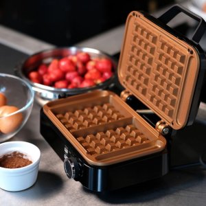 Eldom GOFROWNICA ELDOM SOLIDNA DWA DUŻE GOFRY SUPER MOC 2000W CERAMICZNA POWŁOKA 5