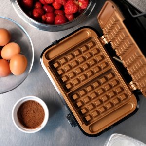 Eldom GOFROWNICA ELDOM SOLIDNA DWA DUŻE GOFRY SUPER MOC 2000W CERAMICZNA POWŁOKA 6