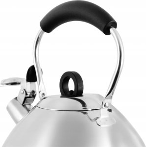 Promis CZAJNIK 2,5L z Gwizdkiem INDUKCJA Gaz PROMIS TMC31 STALOWY WYSOKI POŁYSK 4