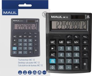 Kalkulator Maul Kalkulator biurkowy COMPACT MC12 12-pozycyjny czarny 72658/90 ML MAUL 7