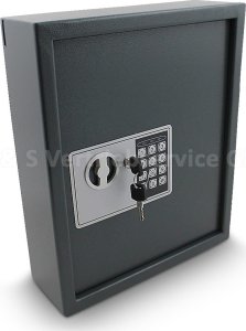 Bituxx SEJF NA KLUCZE Z ZAMKIEM ELEKTRONICZNYM GRAFITOWY 4