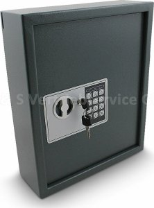 Bituxx SEJF NA KLUCZE Z ZAMKIEM ELEKTRONICZNYM GRAFITOWY 8