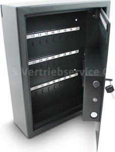 Bituxx SEJF NA KLUCZE Z ZAMKIEM ELEKTRONICZNYM GRAFITOWY 10