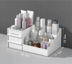 eCarla Organizer na kosmetyki biały CB15B 4