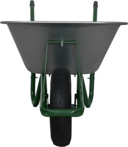 Bituxx Mocna Taczka Uniwersalna do ogrodu/na budowe 100L Ocynkowana misa ładowność do 250kg 14