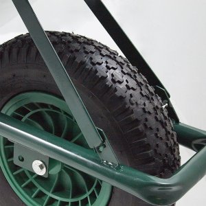 Bituxx Mocna Taczka Uniwersalna do ogrodu/na budowe 100L Ocynkowana misa ładowność do 250kg 4