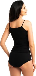 Gorteks Benita koszulka na ramiączkach czarna (kolor czarny, rozmiar 36) 2