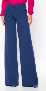 Nife Kobaltowe spodnie palazzo - SD65 (kolor kobalt, rozmiar 44) 4