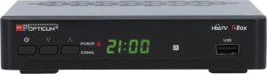 Tuner TV Opticum Tuner DVB-T2 HBBTV T-BOX Opticum HEVC 3