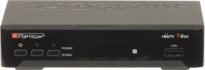 Tuner TV Opticum Tuner DVB-T2 HBBTV T-BOX Opticum HEVC 6