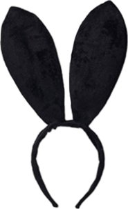 eCarla Opaska Ozdobna Uszy królika czarne OPK16 3