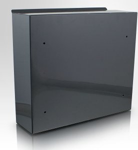 Bituxx Grafitowa Skrzynka pocztowa na listy naścienna solidna i odporna 8