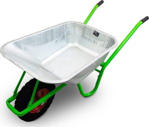 Bituxx Mocna Taczka Budowlana 250kg Ogrodowy wózek 100L pełne koło BITUXX 2