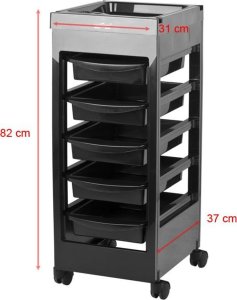 Activeshop Gabbiano pomocnik fryzjerski 048A czarny 7