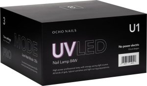 Lampa do paznokci Activeshop Lampa UV LED OCHO NAILS 8 CZARNA 84W 9